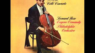 DvorakCello Concerto in b minor Op 104 Complete [upl. by Hardunn]