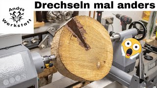 Eiche  Epoxy Schale  Drechseln mal anders [upl. by Atinehc668]