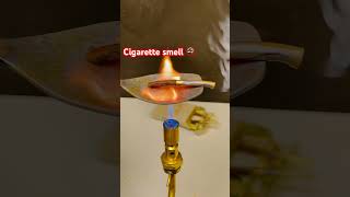 Cigarette 🚭 vs hotspoon experiment cigarettes smoker asmrsounds satisfying [upl. by Lazos]