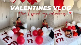 VALENTINES VLOG  HOW I SPENT MY VALENTINES DAY [upl. by Narrat621]