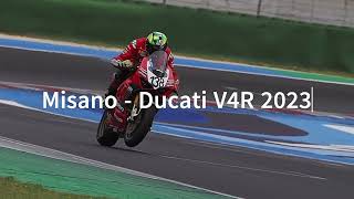 Onboard Misano World Circuit  Ducati V4R 2023 [upl. by Ceciley228]