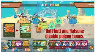 DBP Gameplay  Dusk Beast Plant  Axie infinity  Hott butt and Hatsune made Poison Team Quit [upl. by Atlas990]