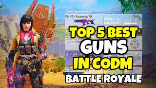 TOP 5 BEST GUNS in SEASON 9 of COD Mobile Battle Royale  CODM BEST GUNS [upl. by Joktan]