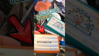 Flohmarkt Nintendo Nostalgie Gameamp Watch flohmarkt retrogaming reselling fleamarket reseller [upl. by Nnylaj]