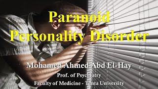 Paranoid personality disorder [upl. by Brittni]