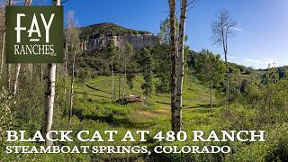 Colorado Land For Sale  Black Cat at 480 Ranch  Steamboat Springs CO [upl. by Leann]