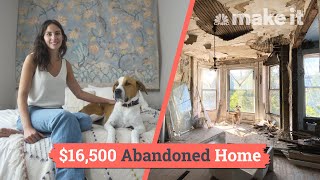 I Bought An Abandoned House For 16500 — And Completely Transformed It  Unlocked [upl. by Namwen607]