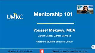 Mentorship 101  Youssef Mekawy MBA  Career Coach Office DEI Programming amp Outreach Manager [upl. by Klinges]