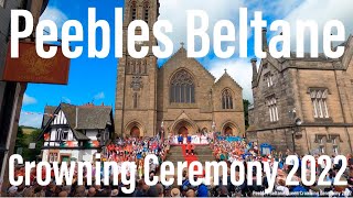 Peebles Beltane Crowning Ceremony 2022 [upl. by Koralle]