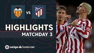 Resumen de Valencia CF vs Atlético de Madrid 01 [upl. by Lertnek]