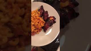 Macaroni with the chicken strips original video [upl. by Neelhtac122]