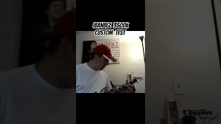 Ibanez RG350DX Custom Test ibanez youtubeshorts youtube tiktok shortvideo entertainment [upl. by Jandy]