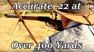 Accurate 22 at 400 Yards Little Gun Big Gun Shoot Baker MT [upl. by Onaled]