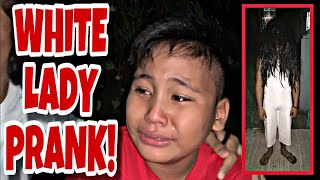 WHITE LADY PRANK IYAK SIYA EH HAHAHA [upl. by Laurin]