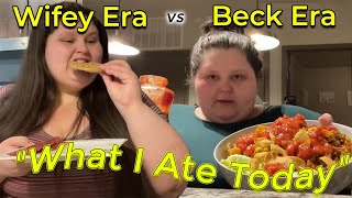 Amberlynn “What I Ate Today” Ontrack  Beck Era vs Wifey Era [upl. by Rettke]