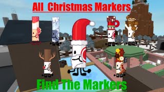 🎄SOME LIMITED All Christmas Markers  Roblox Find The Markers🎄 [upl. by Linehan]