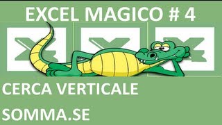 EM4 Planning settimanale con il CERCA VERTICALE excel in italiano [upl. by Anilorak]