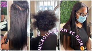 How to install perfect micro loop human hair extensions [upl. by Eniloj]