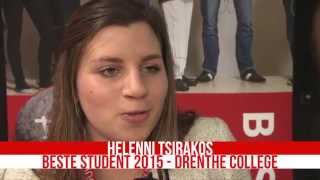 Drenthe College  Uitblinker 2015  Helenni Tsirakos [upl. by Airaet139]