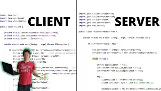 Java Socket Programming Client Server Messenger [upl. by Rehtul]