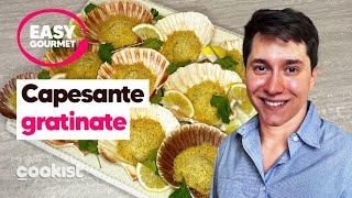 Capesante gratinate al forno la ricetta facilissima per un antipasto raffinato ideale per le feste [upl. by Whittaker]