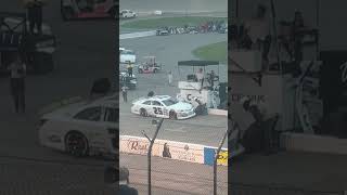 Toni Breidinger pit stop ARCA 200 at Salem Speedway 7272024 [upl. by Halehs]