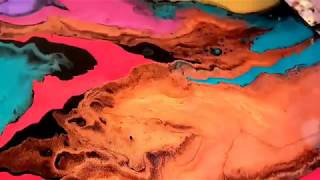 Fluid Painting with DecoArt  Metallics [upl. by Lory]