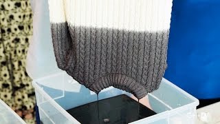 Scientists Discover BEST DipDying Trick for Your Upcycling Sweaters [upl. by Kirt]