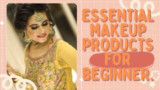 Essential Makeup Products For Beginners 😍 makeupessentials makeup makeuplover [upl. by Aynosal]