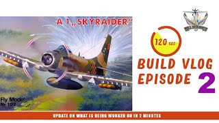 BUILD VLOG EPISODE 2  AD1 SKYRAIDER TIME TO COAT [upl. by Kampmann]