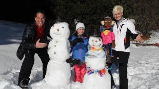 Der Schneemann  WinterKinderlied zum Mitsingen von Bobby [upl. by Eelta]