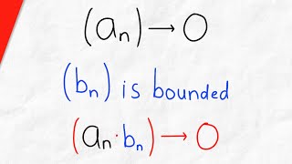 Bounded Sequence and Zero Convergent Sequence Limit Law  Real Analysis Exercises [upl. by Cyndia]