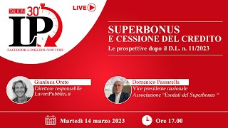 Superbonus e Cessione del credito [upl. by Yelsgnik]