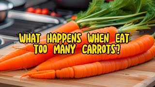 What Happens If You Eat Too Many Carrots Surprising Effects Explained [upl. by Yllitnahc156]