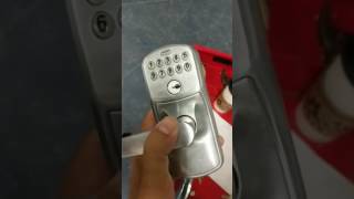 How to program new user codes on a residential Schlage push button lock [upl. by Robinetta646]