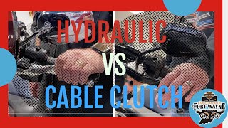 HarleyDavidson Hydraulic VS Cable Clutch [upl. by Atiuqan]