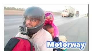 Karachi to Hyderabad On The Bike  Family 💕 On Suzuki Gs150😎 [upl. by Harifaz212]