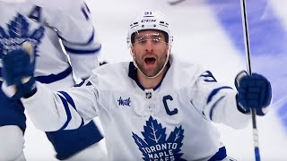 CURSED NO MORE Tavares sends Leafs to 2nd Round [upl. by Ybbob]