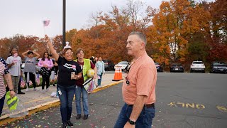 Dale City Elementary School honors veteran teacher Keaton Beaumont [upl. by Gurney253]