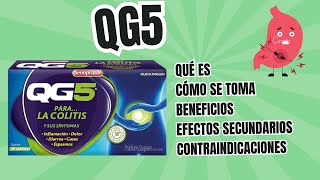 QG5 Qué es para qué sirve Beneficios Cuál es su similar Efectos y Contraindicaciones [upl. by Meekyh]