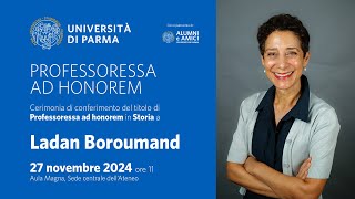 Cerimonia di conferimento del titolo di Professoressa ad honorem in Storia aLadan Boroumand [upl. by Schinica]