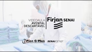 VIDEOAULA 2  Fabricação de avental hospitalar descartável [upl. by Mariko]