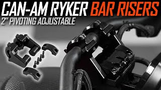 CanAm Ryker 2quot Pivoting Handlebar Risers  SlingMods [upl. by Peedus]