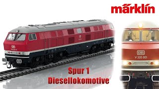 Diesellokomotive V320 001 der DB Spur 1 von Märklin 55320  Vorstellung [upl. by Eniamirt]