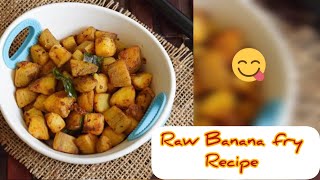 Raw banana fry simple amp tasty ga trendingshorts food aratikayafry journeyofflavours [upl. by Noed]