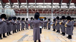 The Band of the Grenadier Guards London Poppy Day 2024  Paddington Station [upl. by Kizzie762]