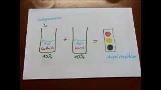 Herstellen von Lösungen Massenprozent Ampelreaktion [upl. by Iorgos]