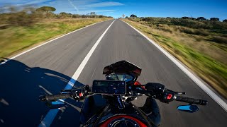 CLIMBING the HILL  KAWASAKI Z800 SC PROJECT  POV 4K [upl. by Anilesor]