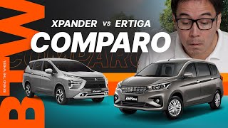 2022 Mitsubishi Xpander vs Suzuki Ertiga Comparo  AutoDeal [upl. by Zipnick]