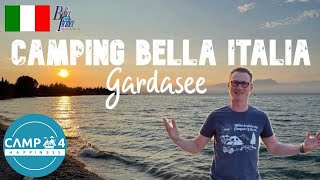 Camping Bella Italia Gardasee Vorstellung vom gesamten Campingplatz  Rundtour  Erfahrung und Test [upl. by Nevek233]